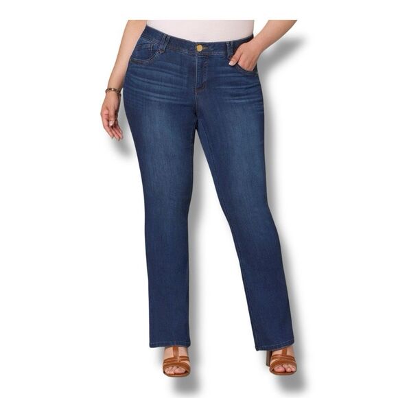 Democracy "Ab"solution High Rise Itty Bitty Bootcut Jean Plus Women’s Size 22W - Picture 1 of 16
